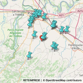 Mappa Via Genova, 29019 San Giorgio Piacentino PC, Italia (7.4355)