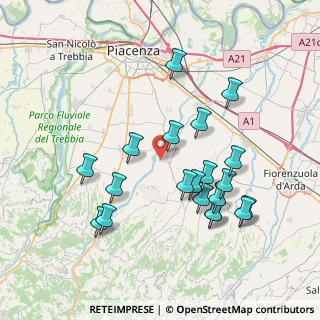 Mappa Via Genova, 29019 San Giorgio Piacentino PC, Italia (7.6355)