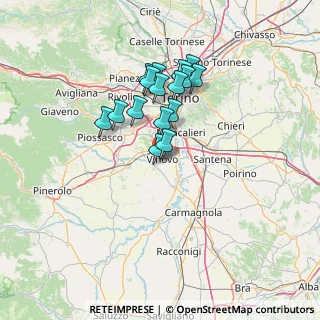 Mappa Via Don Gerardo Russo, 10048 Vinovo TO, Italia (11.0675)