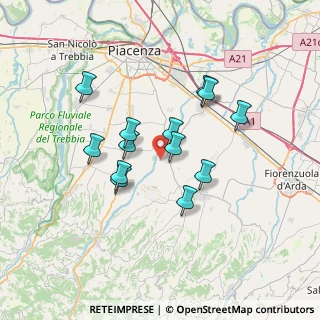 Mappa Via Avvocato Francesco Battaglia, 29019 San Giorgio piacentino PC, Italia (5.84077)