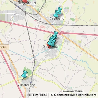 Mappa Via Fiume, 10026 Santena TO, Italia (2.34077)