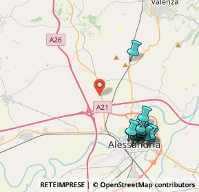 Mappa Via Casale, 15122 Alessandria AL, Italia (4.63357)