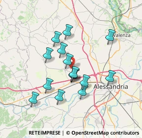 Mappa Strada Croci, 15044 Quargnento AL, Italia (6.088)