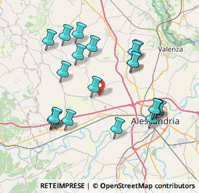 Mappa Strada Croci, 15044 Castelletto Monferrato AL, Italia (7.832)