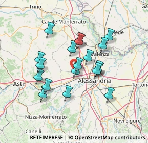 Mappa Strada Croci, 15044 Castelletto Monferrato AL, Italia (12.02579)