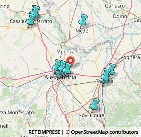 Mappa Strada per Montecastello, 15040 Pietra Marazzi AL, Italia (15.55615)