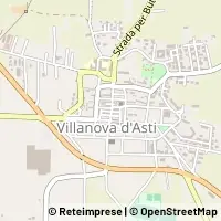 Kaart Villanova d'Asti