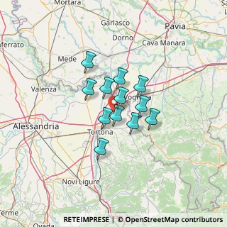 Mappa Via Emilia Sud, 15055 Pontecurone AL, Italia (8.39667)