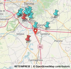 Mappa Borgata La Rotta, 10020 Cambiano TO, Italia (8.24846)