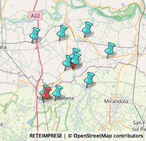 Mappa Via Chiaviche, 46024 Moglia MN, Italia (6.10455)