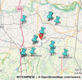 Mappa Via Chiaviche, 46024 Moglia MN, Italia (7.00615)