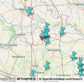 Mappa Via Chiaviche, 46024 Moglia MN, Italia (19.37929)