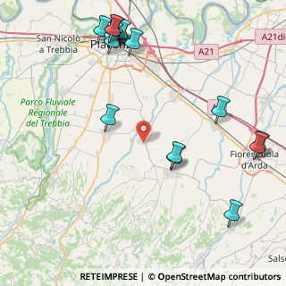 Mappa Via dell' Artigianato, 29019 San Giorgio Piacentino PC, Italia (10.98059)