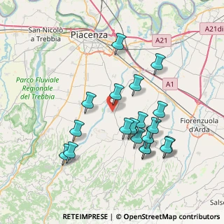 Mappa Via dell' Artigianato, 29019 San Giorgio Piacentino PC, Italia (7.31105)