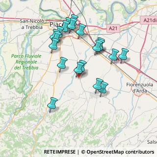 Mappa Via dell' Artigianato, 29019 San Giorgio Piacentino PC, Italia (7.484)