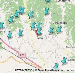 Mappa Frazione Simonetti, 14018 Roatto AT, Italia (2.744)