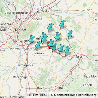 Mappa Via Giacomo Matteotti, 14019 Villanova d'Asti AT, Italia (9.07417)