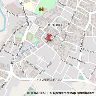 Mappa Via Cottolengo, 109, 10048 Vinovo, Torino (Piemonte)