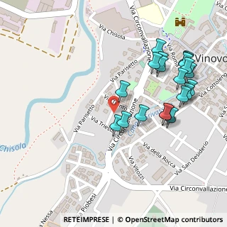 Mappa Via Trento, 10048 Vinovo TO, Italia (0.274)