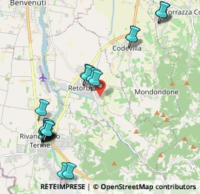 Mappa Via Torricelle, 27050 Retorbido PV, Italia (2.5325)