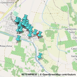 Mappa Via Torricelle, 27050 Retorbido PV, Italia (0.51429)