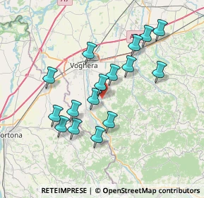 Mappa Via Torricelle, 27050 Retorbido PV, Italia (6.7525)