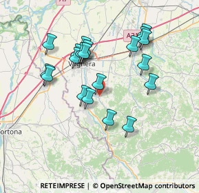 Mappa Via Torricelle, 27050 Retorbido PV, Italia (6.902)
