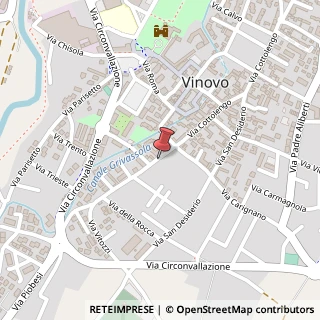 Mappa Via Giuseppe Cottolengo,  119, 10048 Vinovo, Torino (Piemonte)