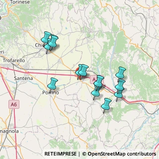 Mappa Strada della Freisa, 14019 Villanova d'Asti AT, Italia (6.82286)