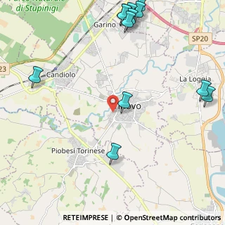 Mappa Via Parisetto, 10048 Vinovo TO, Italia (3.01417)