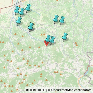 Mappa Frazione Cà Bernocchi, 27040 Fortunago PV, Italia (4.65)