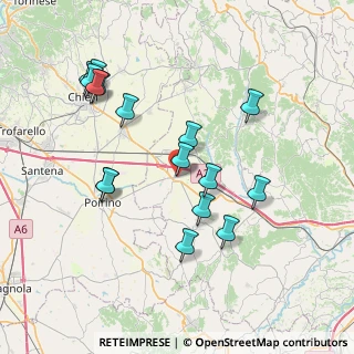 Mappa Via Oddone Blandino, 14019 Villanova d'Asti AT, Italia (7.78688)
