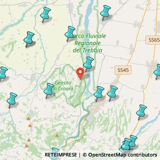 Mappa Località Casa Bassa, 29010 Gazzola PC, Italia (6.90222)