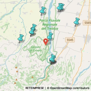 Mappa Località Casa Bassa, 29010 Gazzola PC, Italia (4.38)