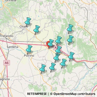 Mappa Via Villa Adolfo, 14019 Villanova d'Asti AT, Italia (6.92692)