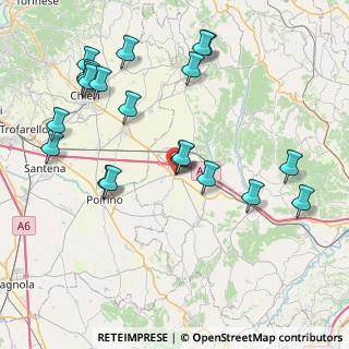 Mappa Via Villa Adolfo, 14019 Villanova d'Asti AT, Italia (9.2655)