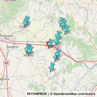Mappa Via Edmondo de Amicis, 14019 Villanova d'Asti AT, Italia (6.90143)