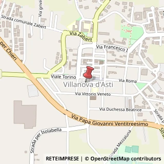 Mappa Piazza IV Novembre, 11, 14019 Villanova d'Asti, Asti (Piemonte)