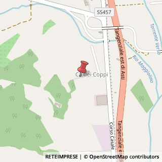 Mappa Località Cà dei Coppi, 89, 14100 Asti, Asti (Piemonte)