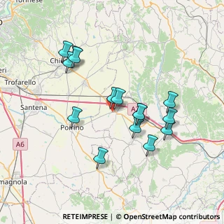 Mappa Viale Torino, 14019 Villanova d'Asti AT, Italia (6.96)