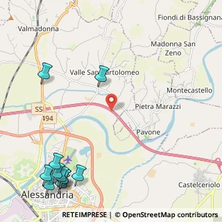 Mappa A21, 15040 Pietra Marazzi AL, Italia (3.37545)