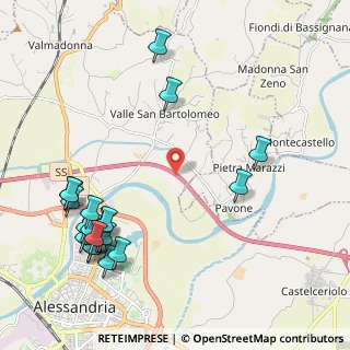 Mappa A21, 15040 Pietra Marazzi AL, Italia (2.6665)