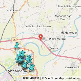 Mappa A21, 15040 Pietra Marazzi AL, Italia (3.3315)