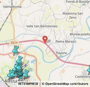 Mappa A21, 15040 Pietra Marazzi AL, Italia (3.87176)