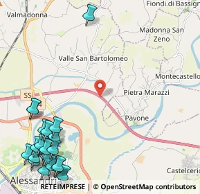 Mappa A21, 15040 Pietra Marazzi AL, Italia (3.347)