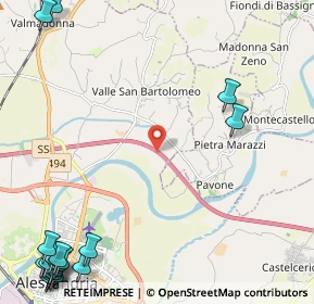 Mappa A21, 15040 Pietra Marazzi AL, Italia (3.89)