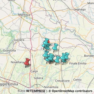 Mappa Via Codebelli, 41033 Concordia sulla Secchia MO, Italia (12.296)