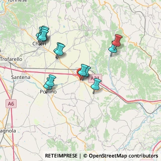 Mappa Via Antonio Astesano, 14019 Villanova d'Asti AT, Italia (7.88786)