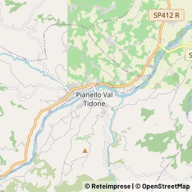 Mappa Pianello Val Tidone
