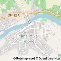 Kaart Pianello Val Tidone